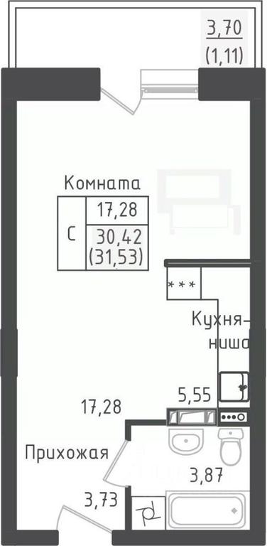 Apartment Sale, 31.53 sq. m. at Zeleny Oazis-Gorod, derevnya Rybaki, Dmitrovskiy Urban District, Moscow Region, Russia #1 Apartment Sale, 31.53 sq. m. at Zeleny Oazis-Gorod, derevnya Rybaki, Dmitrovskiy Urban District, Moscow Region, Russia #1