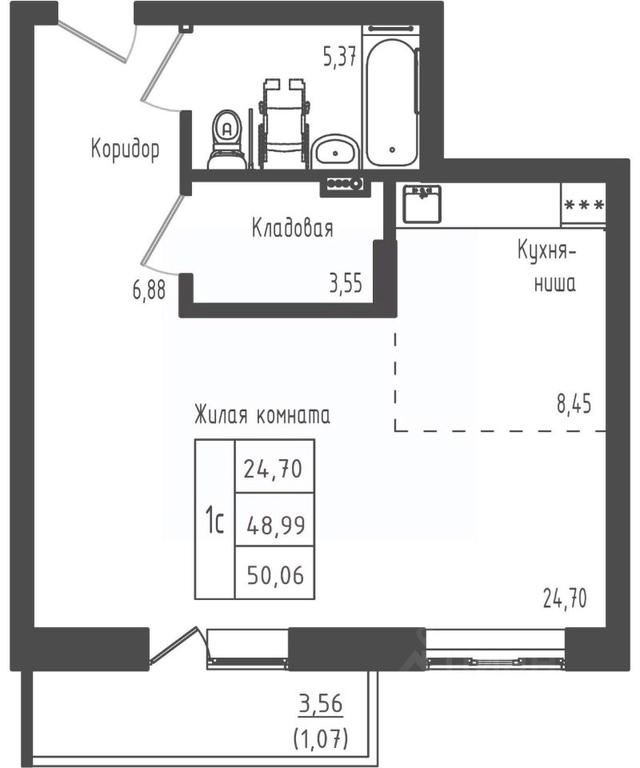 Apartment Sale, 50.06平方米 at Zeleny Oazis-Gorod, derevnya Rybaki, Dmitrovskiy Urban District, Moscow Region, Russia #1 Apartment Sale, 50.06平方米 at Zeleny Oazis-Gorod, derevnya Rybaki, Dmitrovskiy Urban District, Moscow Region, Russia #1