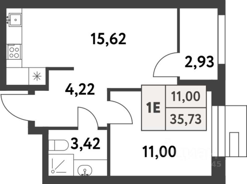 Apartment Sale, 36.1 sq. m. at Smart Garden (Smart Garden), 5-ya ulitsa Lesnyye Polyany, posyolok Gazoprovod, Kommunarka District, Novomoskovskiy Administrative Okrug, Moscow, Russia #1 Apartment Sale, 36.1 sq. m. at Smart Garden (Smart Garden), 5-ya ulitsa Lesnyye Polyany, posyolok Gazoprovod, Kommunarka District, Novomoskovskiy Administrative Okrug, Moscow, Russia #1