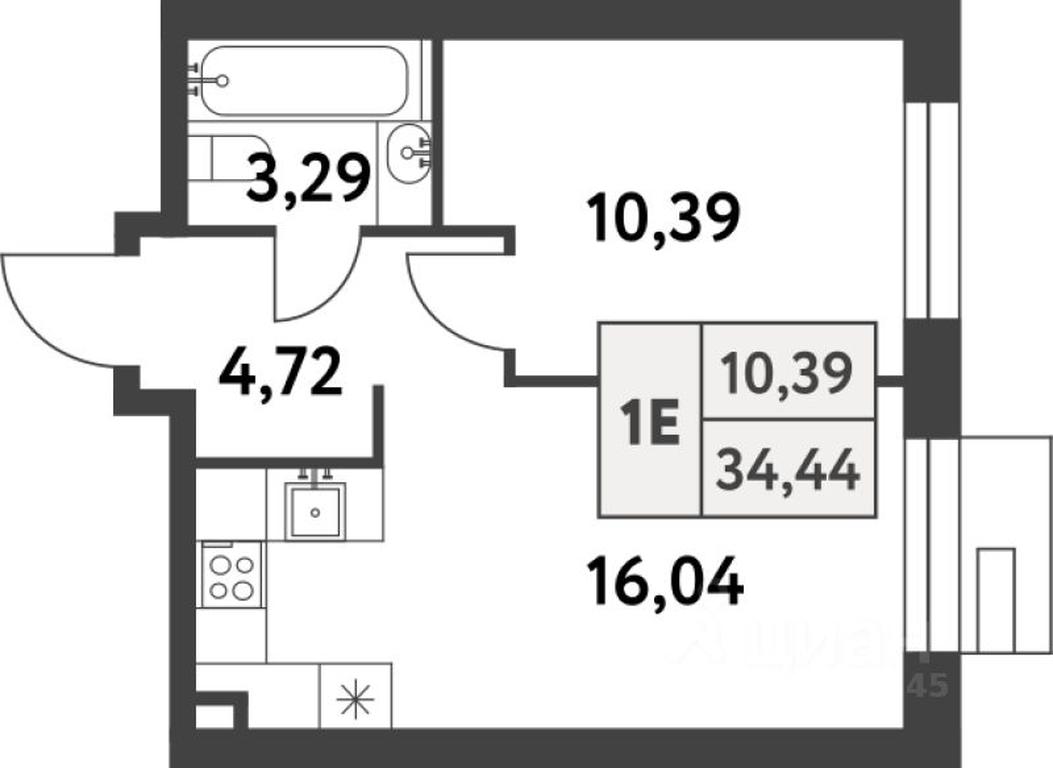 Apartment Sale, 34.2 sq. m. at Smart Garden (Smart Garden), 5-ya ulitsa Lesnyye Polyany, posyolok Gazoprovod, Kommunarka District, Novomoskovskiy Administrative Okrug, Moscow, Russia #1 Apartment Sale, 34.2 sq. m. at Smart Garden (Smart Garden), 5-ya ulitsa Lesnyye Polyany, posyolok Gazoprovod, Kommunarka District, Novomoskovskiy Administrative Okrug, Moscow, Russia #1