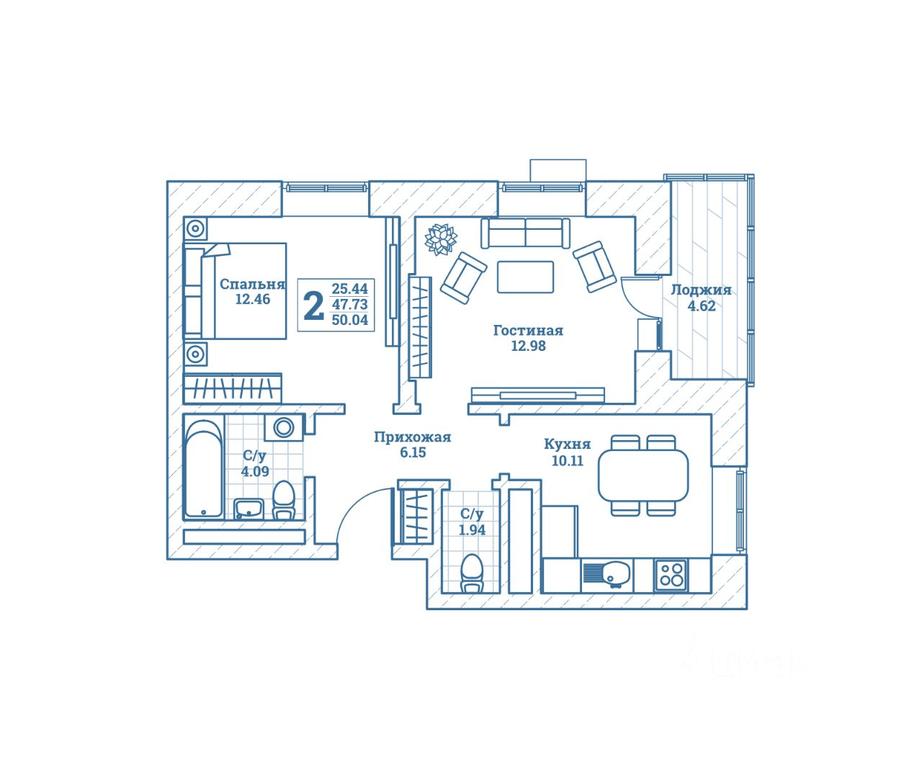 1-BD Apartment Sale, 50.2平方米 at Novograd Monino, ulitsa Alksnisa, rabochiy posyolok Monino, Shchyolkovo Urban District, Moscow Region, Russia #1 1-BD Apartment Sale, 50.2平方米 at Novograd Monino, ulitsa Alksnisa, rabochiy posyolok Monino, Shchyolkovo Urban District, Moscow Region, Russia #1