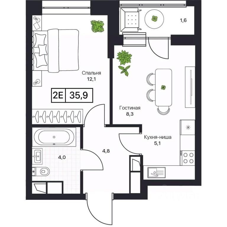 Apartment Sale, 36 sq. m. at Pushkino Grad, Polevaya ulitsa, selo Bratovshchina, Pshkinskiy Urban District, Moscow Region, Russia #1 Apartment Sale, 36 sq. m. at Pushkino Grad, Polevaya ulitsa, selo Bratovshchina, Pshkinskiy Urban District, Moscow Region, Russia #1