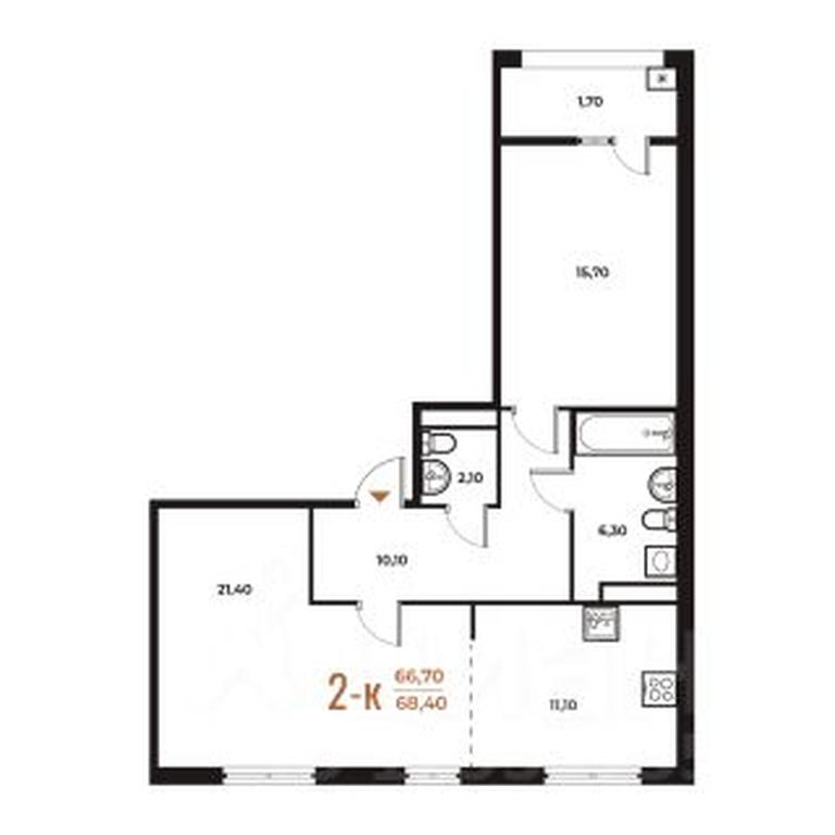 1-BD Apartment Sale, 68.4 sq. m. at Novoe Letovo, Zimyonkovskaya ulitsa, Sosenskoye Settlement, Moscow, Russia #1 1-BD Apartment Sale, 68.4 sq. m. at Novoe Letovo, Zimyonkovskaya ulitsa, Sosenskoye Settlement, Moscow, Russia #1