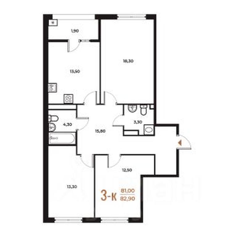 2-BD Apartment Sale, 82.9 sq. m. at Novoe Letovo, Zimyonkovskaya ulitsa, Sosenskoye Settlement, Moscow, Russia #1 2-BD Apartment Sale, 82.9 sq. m. at Novoe Letovo, Zimyonkovskaya ulitsa, Sosenskoye Settlement, Moscow, Russia #1