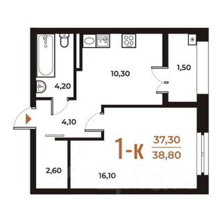 Apartment Sale, 38.8平方米 at Novoe Letovo, Zimyonkovskaya ulitsa, Sosenskoye Settlement, Moscow, Russia #1 Apartment Sale, 38.8平方米 at Novoe Letovo, Zimyonkovskaya ulitsa, Sosenskoye Settlement, Moscow, Russia #1