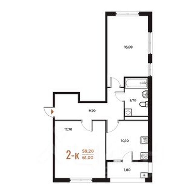1-BD Apartment Sale, 61 sq. m. at Novoe Letovo, Zimyonkovskaya ulitsa, Sosenskoye Settlement, Moscow, Russia #1 1-BD Apartment Sale, 61 sq. m. at Novoe Letovo, Zimyonkovskaya ulitsa, Sosenskoye Settlement, Moscow, Russia #1