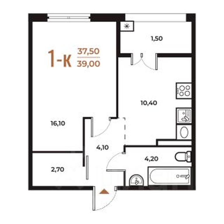 Apartment Sale, 39 sq. m. at Novoe Letovo, Zimyonkovskaya ulitsa, Sosenskoye Settlement, Moscow, Russia #1 Apartment Sale, 39 sq. m. at Novoe Letovo, Zimyonkovskaya ulitsa, Sosenskoye Settlement, Moscow, Russia #1