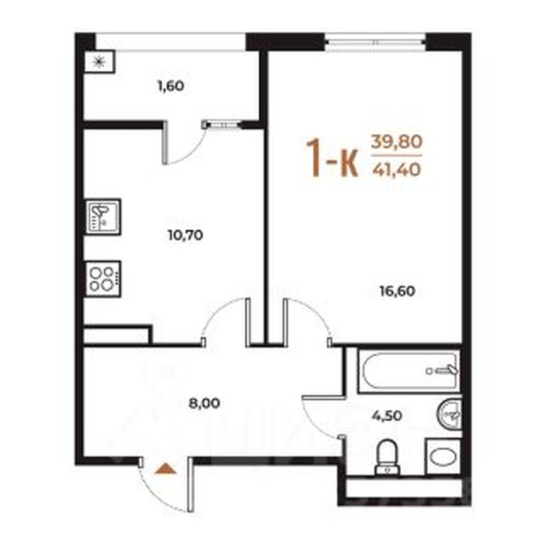 Apartment Sale, 41.4 sq. m. at Novoe Letovo, Zimyonkovskaya ulitsa, Sosenskoye Settlement, Moscow, Russia #1 Apartment Sale, 41.4 sq. m. at Novoe Letovo, Zimyonkovskaya ulitsa, Sosenskoye Settlement, Moscow, Russia #1