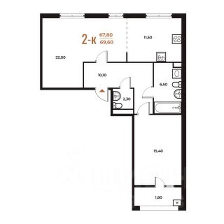 1-BD Apartment Sale, 69.6 sq. m. at Novoe Letovo, Zimyonkovskaya ulitsa, Sosenskoye Settlement, Moscow, Russia #1 1-BD Apartment Sale, 69.6 sq. m. at Novoe Letovo, Zimyonkovskaya ulitsa, Sosenskoye Settlement, Moscow, Russia #1