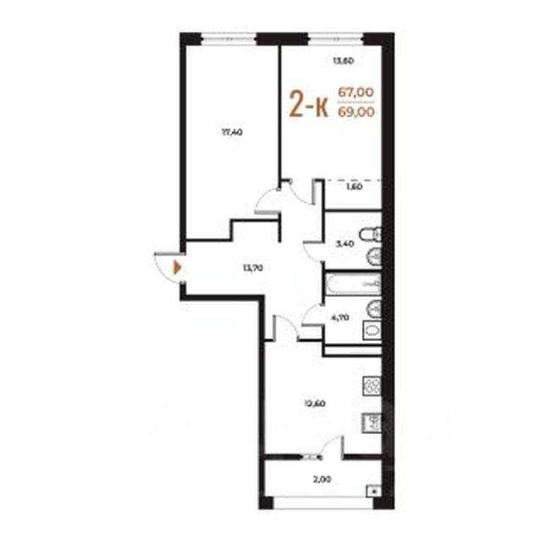 1-BD Apartment Sale, 68.4 sq. m. at Novoe Letovo, Zimyonkovskaya ulitsa, Sosenskoye Settlement, Moscow, Russia #1 1-BD Apartment Sale, 68.4 sq. m. at Novoe Letovo, Zimyonkovskaya ulitsa, Sosenskoye Settlement, Moscow, Russia #1