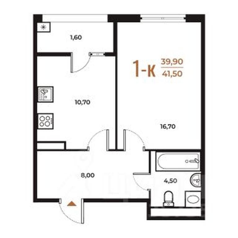 Apartment Sale, 41.5 sq. m. at Novoe Letovo, Zimyonkovskaya ulitsa, Sosenskoye Settlement, Moscow, Russia #1 Apartment Sale, 41.5 sq. m. at Novoe Letovo, Zimyonkovskaya ulitsa, Sosenskoye Settlement, Moscow, Russia #1