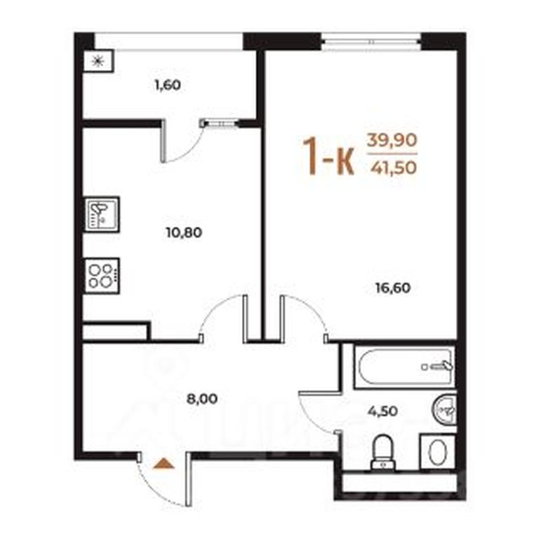 Apartment Sale, 41.5 sq. m. at Novoe Letovo, Zimyonkovskaya ulitsa, Sosenskoye Settlement, Moscow, Russia #1 Apartment Sale, 41.5 sq. m. at Novoe Letovo, Zimyonkovskaya ulitsa, Sosenskoye Settlement, Moscow, Russia #1