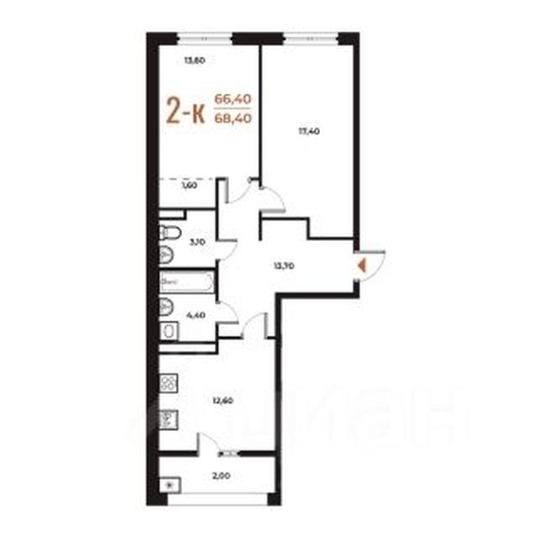 1-BD Apartment Sale, 68.4 sq. m. at Novoe Letovo, Zimyonkovskaya ulitsa, Sosenskoye Settlement, Moscow, Russia #1 1-BD Apartment Sale, 68.4 sq. m. at Novoe Letovo, Zimyonkovskaya ulitsa, Sosenskoye Settlement, Moscow, Russia #1
