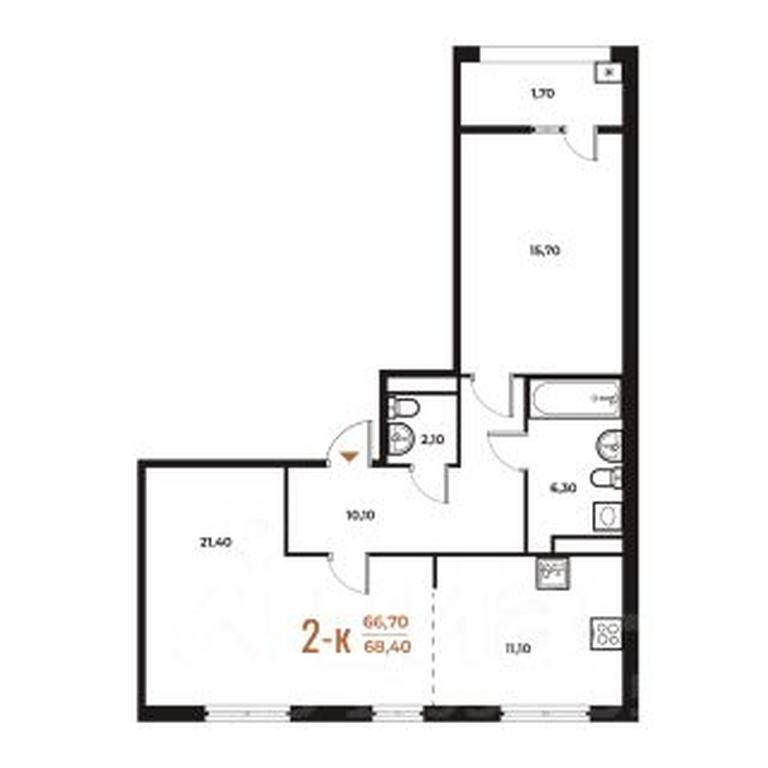1-BD Apartment Sale, 68.4 sq. m. at Novoe Letovo, Zimyonkovskaya ulitsa, Sosenskoye Settlement, Moscow, Russia #1 1-BD Apartment Sale, 68.4 sq. m. at Novoe Letovo, Zimyonkovskaya ulitsa, Sosenskoye Settlement, Moscow, Russia #1
