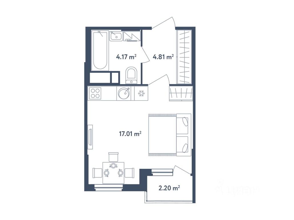 Apartment Sale, 27.09 sq. m. at Svetly mir BioPolis, posyolok Meshcherino, Leninskiy City District, Moscow Region, Russia #1 Apartment Sale, 27.09 sq. m. at Svetly mir BioPolis, posyolok Meshcherino, Leninskiy City District, Moscow Region, Russia #1
