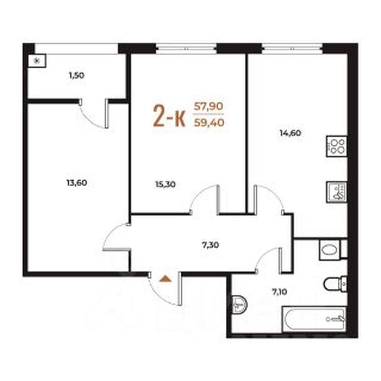 1-BD Apartment Sale, 59.4 sq. m. at Novoe Letovo, Zimyonkovskaya ulitsa, Sosenskoye Settlement, Moscow, Russia #1 1-BD Apartment Sale, 59.4 sq. m. at Novoe Letovo, Zimyonkovskaya ulitsa, Sosenskoye Settlement, Moscow, Russia #1