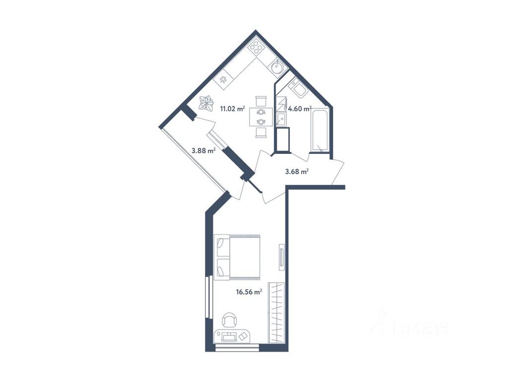 Apartment Sale, 37.8 sq. m. at Svetly mir BioPolis, posyolok Meshcherino, Leninskiy City District, Moscow Region, Russia #1 Apartment Sale, 37.8 sq. m. at Svetly mir BioPolis, posyolok Meshcherino, Leninskiy City District, Moscow Region, Russia #1