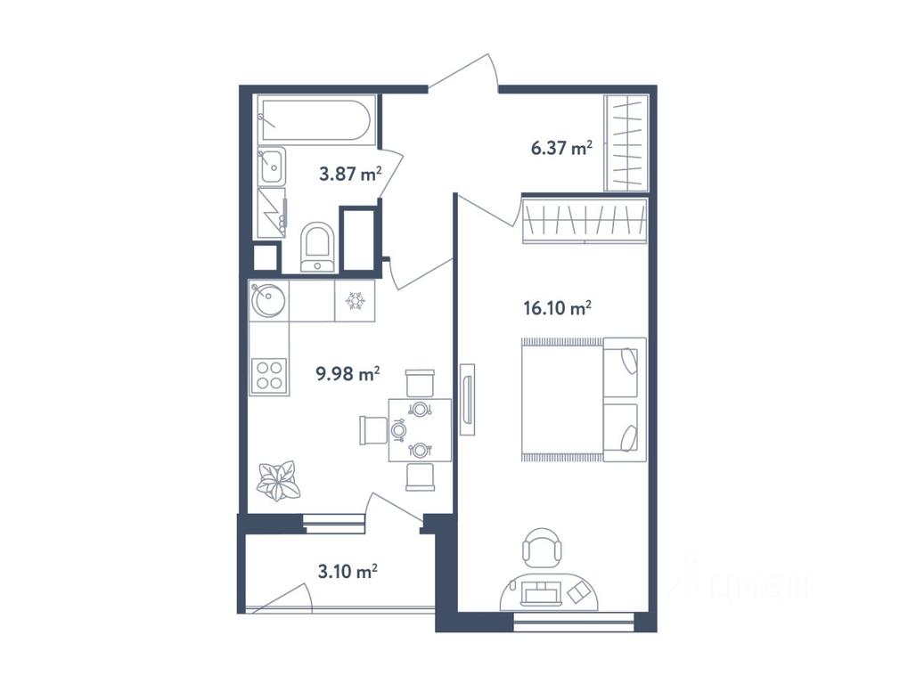 Apartment Sale, 37.87 sq. m. at Svetly mir BioPolis, posyolok Meshcherino, Leninskiy City District, Moscow Region, Russia #1 Apartment Sale, 37.87 sq. m. at Svetly mir BioPolis, posyolok Meshcherino, Leninskiy City District, Moscow Region, Russia #1