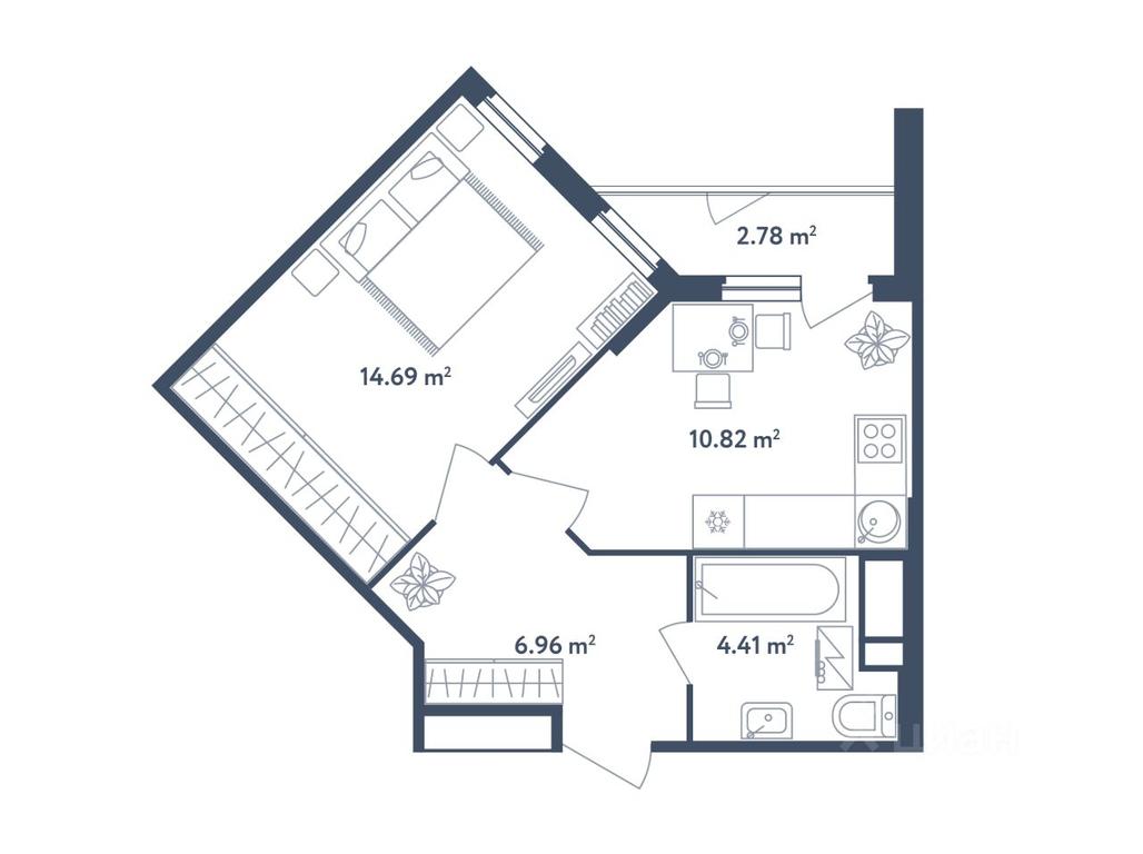 Apartment Sale, 38.27 sq. m. at Svetly mir BioPolis, posyolok Meshcherino, Leninskiy City District, Moscow Region, Russia #1 Apartment Sale, 38.27 sq. m. at Svetly mir BioPolis, posyolok Meshcherino, Leninskiy City District, Moscow Region, Russia #1