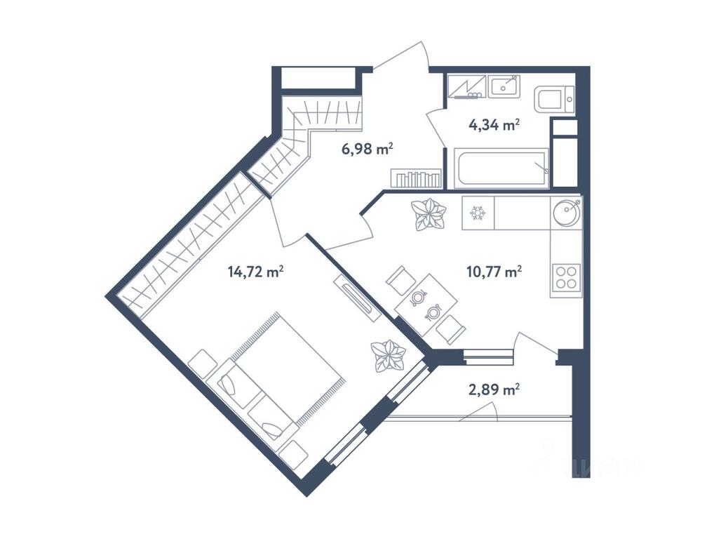 Apartment Sale, 38.26 sq. m. at Svetly mir BioPolis, posyolok Meshcherino, Leninskiy City District, Moscow Region, Russia #1 Apartment Sale, 38.26 sq. m. at Svetly mir BioPolis, posyolok Meshcherino, Leninskiy City District, Moscow Region, Russia #1