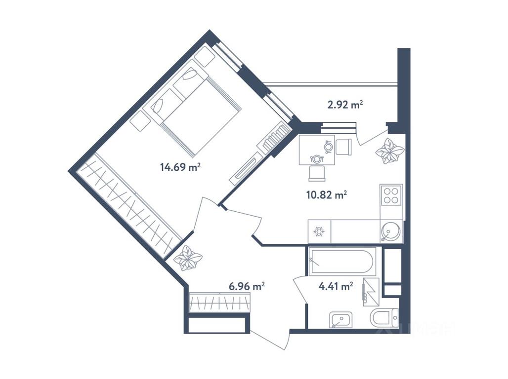 Apartment Sale, 38.34 sq. m. at Svetly mir BioPolis, posyolok Meshcherino, Leninskiy City District, Moscow Region, Russia #1 Apartment Sale, 38.34 sq. m. at Svetly mir BioPolis, posyolok Meshcherino, Leninskiy City District, Moscow Region, Russia #1
