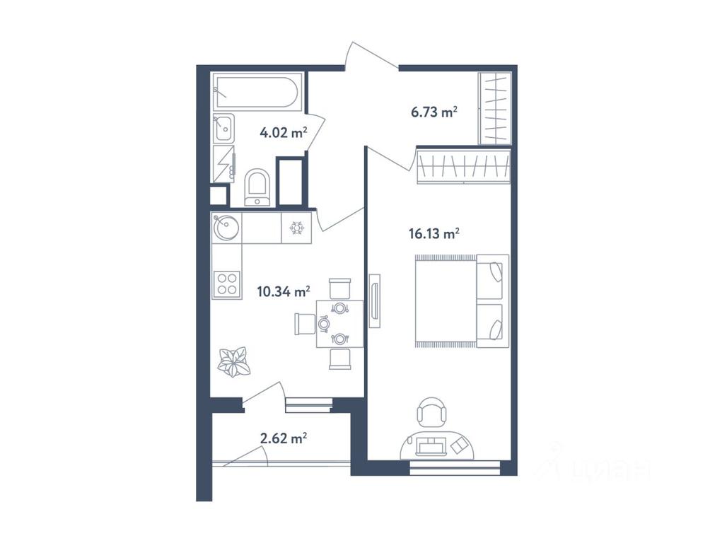 Apartment Sale, 38.53 sq. m. at Svetly mir BioPolis, posyolok Meshcherino, Leninskiy City District, Moscow Region, Russia #1 Apartment Sale, 38.53 sq. m. at Svetly mir BioPolis, posyolok Meshcherino, Leninskiy City District, Moscow Region, Russia #1