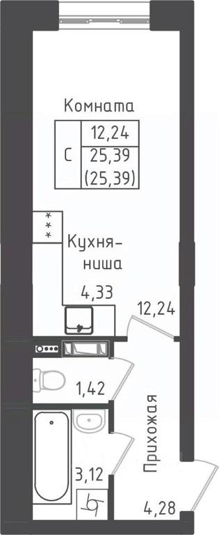Apartment Sale, 25.39平方米 at Zeleny Oazis-Gorod, derevnya Rybaki, Dmitrovskiy Urban District, Moscow Region, Russia #1 Apartment Sale, 25.39平方米 at Zeleny Oazis-Gorod, derevnya Rybaki, Dmitrovskiy Urban District, Moscow Region, Russia #1