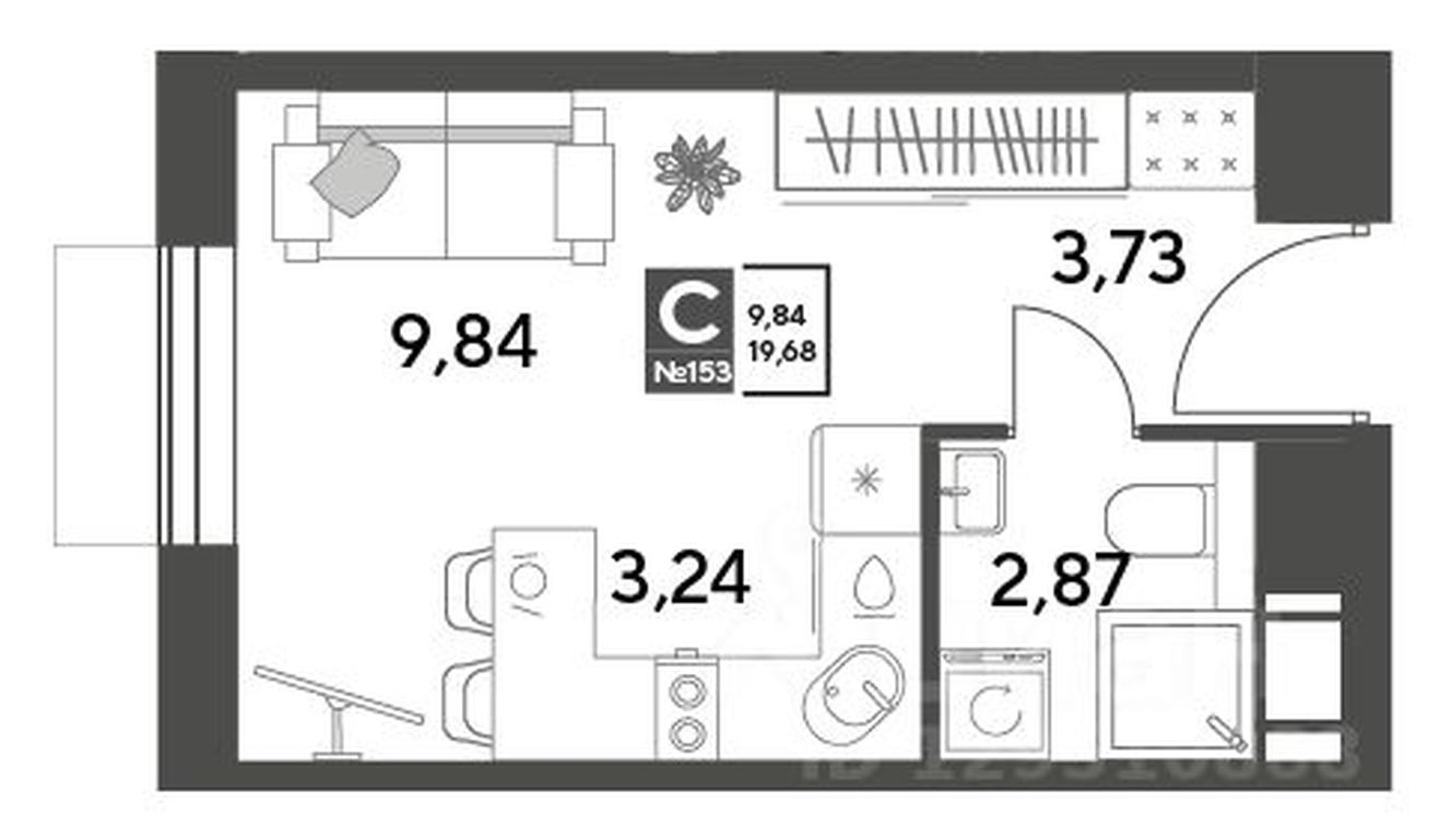 Apartment Sale, 19.68 sq. m. at Publitsist, ulitsa Zelyonaya Roshcha, Pushkino, Moscow Region, Russia #2 Apartment Sale, 19.68 sq. m. at Publitsist, ulitsa Zelyonaya Roshcha, Pushkino, Moscow Region, Russia #2