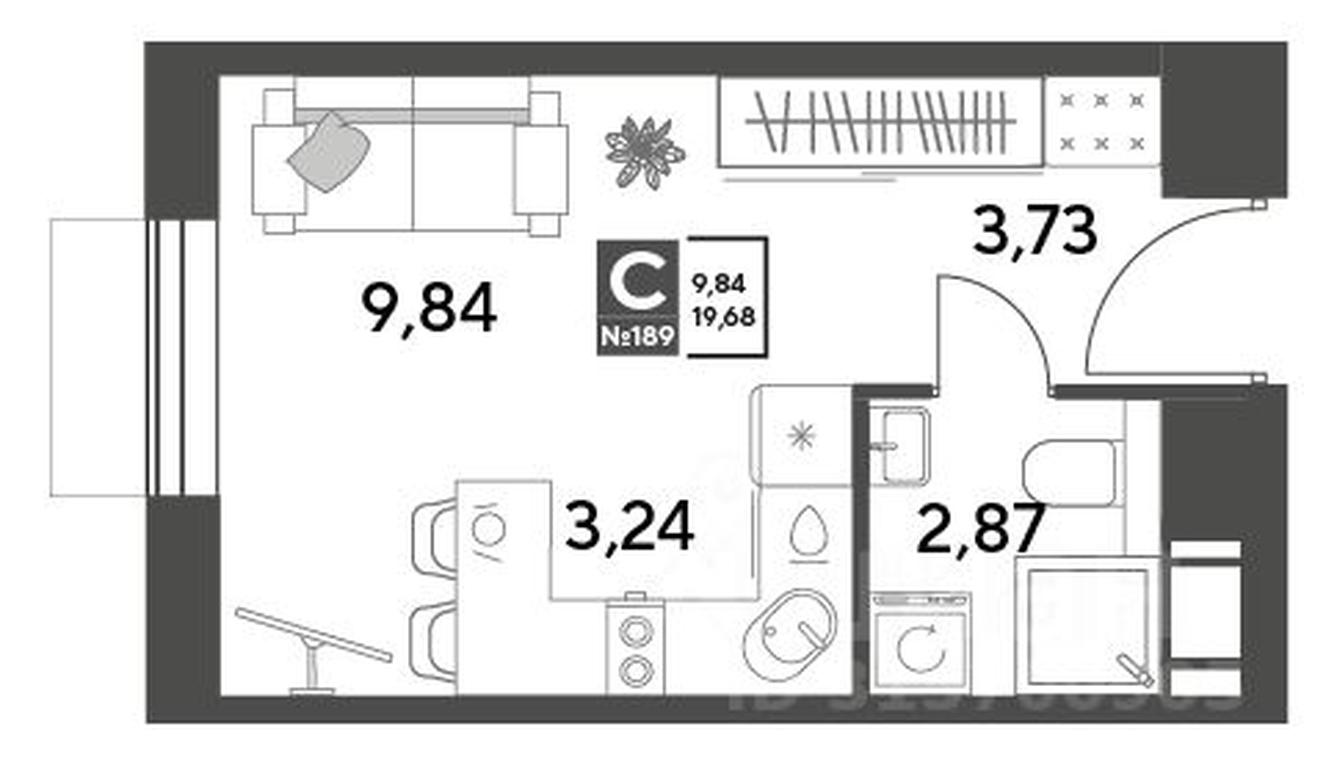 Apartment Sale, 19.68 sq. m. at Publitsist, ulitsa Zelyonaya Roshcha, Pushkino, Moscow Region, Russia #1 Apartment Sale, 19.68 sq. m. at Publitsist, ulitsa Zelyonaya Roshcha, Pushkino, Moscow Region, Russia #1