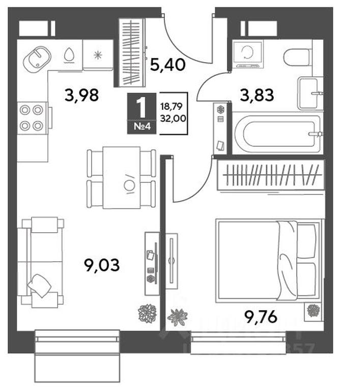 Apartment Sale, 32 sq. m. at Publitsist, ulitsa Zelyonaya Roshcha, Pushkino, Moscow Region, Russia #1 Apartment Sale, 32 sq. m. at Publitsist, ulitsa Zelyonaya Roshcha, Pushkino, Moscow Region, Russia #1