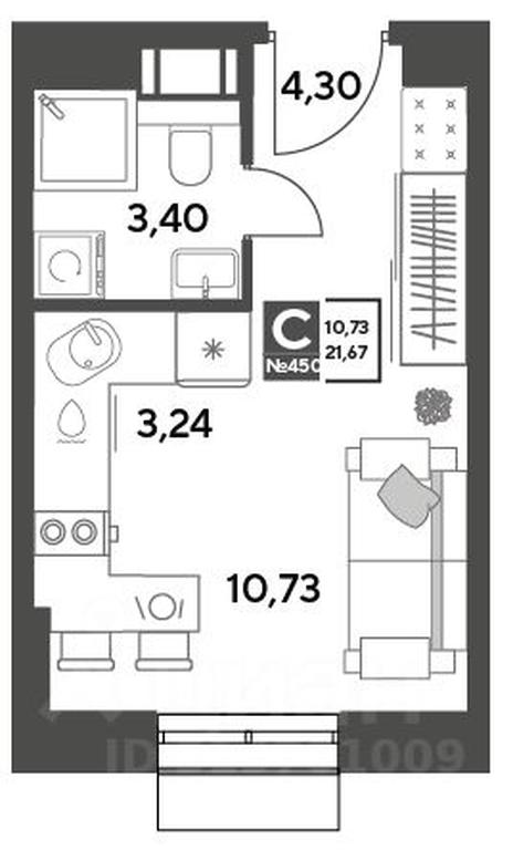 Apartment Sale, 21.67 sq. m. at Publitsist, ulitsa Zelyonaya Roshcha, Pushkino, Moscow Region, Russia #1 Apartment Sale, 21.67 sq. m. at Publitsist, ulitsa Zelyonaya Roshcha, Pushkino, Moscow Region, Russia #1