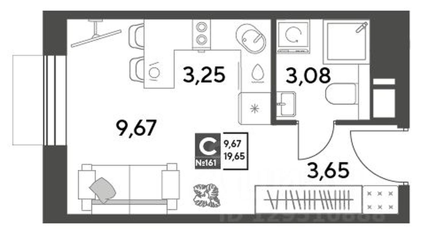 Apartment Sale, 19.65 sq. m. at Publitsist, ulitsa Zelyonaya Roshcha, Pushkino, Moscow Region, Russia #2 Apartment Sale, 19.65 sq. m. at Publitsist, ulitsa Zelyonaya Roshcha, Pushkino, Moscow Region, Russia #2