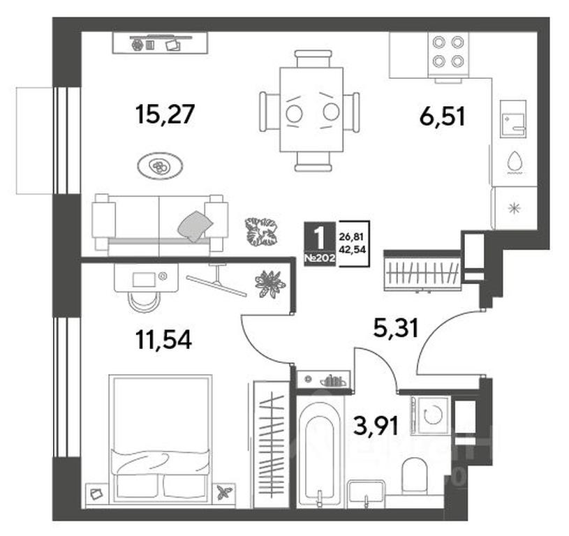 Apartment Sale, 42.54 sq. m. at Publitsist, ulitsa Zelyonaya Roshcha, Pushkino, Moscow Region, Russia #1 Apartment Sale, 42.54 sq. m. at Publitsist, ulitsa Zelyonaya Roshcha, Pushkino, Moscow Region, Russia #1