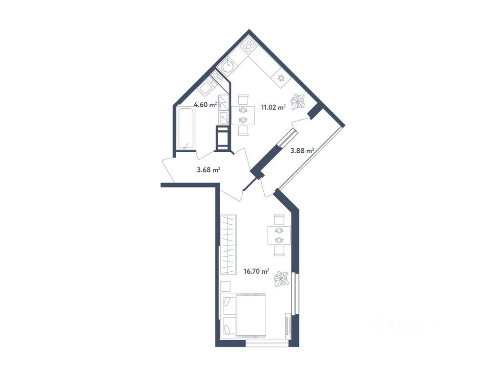 Apartment Sale, 37.94 sq. m. at Svetly mir BioPolis, posyolok Meshcherino, Leninskiy City District, Moscow Region, Russia #1 Apartment Sale, 37.94 sq. m. at Svetly mir BioPolis, posyolok Meshcherino, Leninskiy City District, Moscow Region, Russia #1