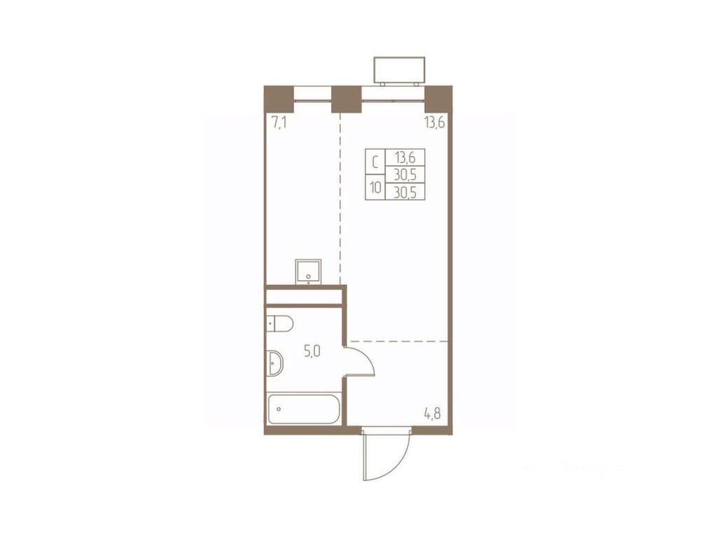 Apartment Sale, 30.5 sq. m. at Fabrikant, 2-y Fabrichny proyezd, Pushkino, Moscow Region, Russia #1 Apartment Sale, 30.5 sq. m. at Fabrikant, 2-y Fabrichny proyezd, Pushkino, Moscow Region, Russia #1