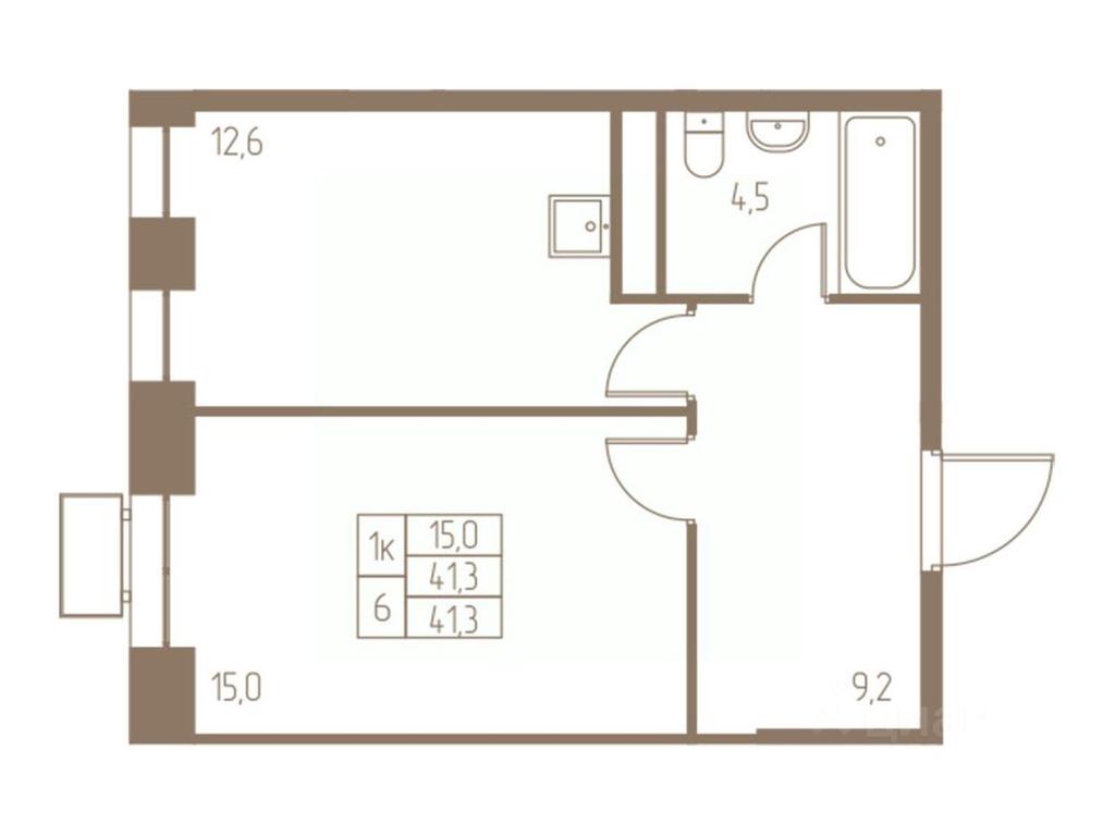Apartment Sale, 41.3 sq. m. at Fabrikant, 2-y Fabrichny proyezd, Pushkino, Moscow Region, Russia #1 Apartment Sale, 41.3 sq. m. at Fabrikant, 2-y Fabrichny proyezd, Pushkino, Moscow Region, Russia #1