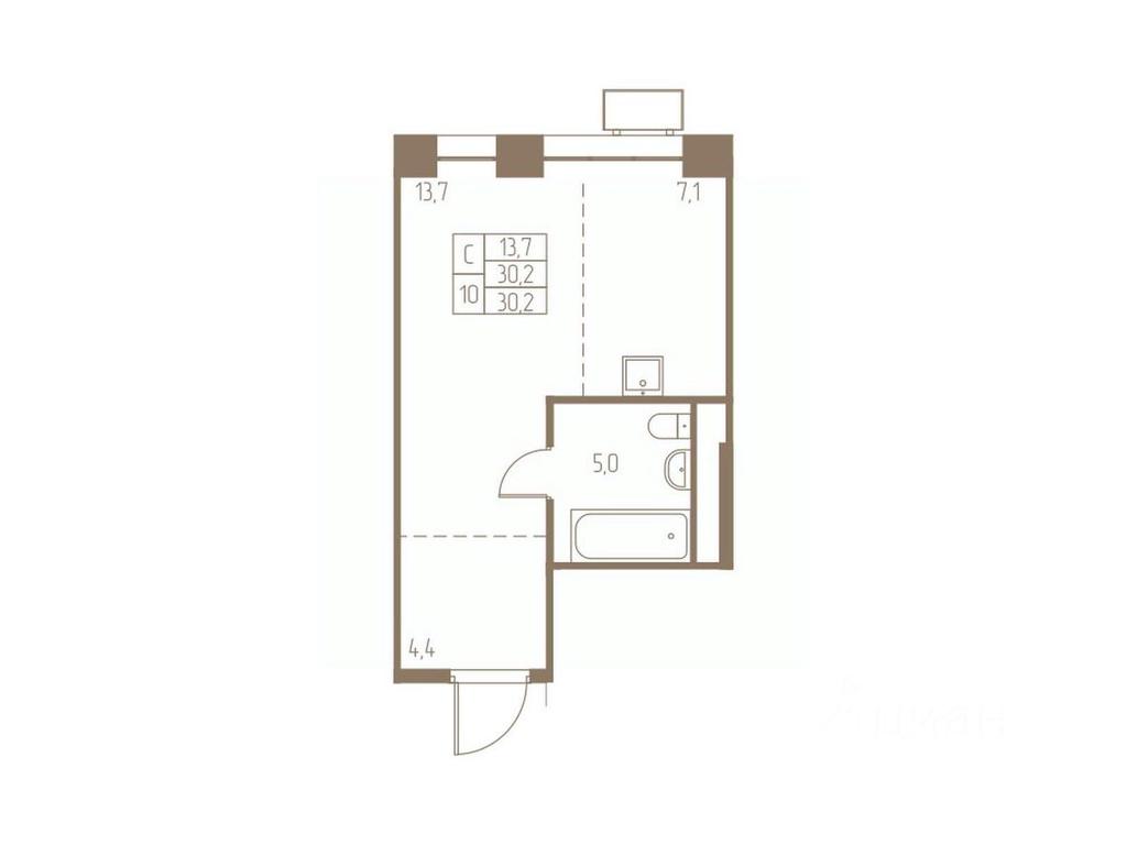 Apartment Sale, 30.2平方米 at Fabrikant, 2-y Fabrichny proyezd, Pushkino, Moscow Region, Russia #1 Apartment Sale, 30.2平方米 at Fabrikant, 2-y Fabrichny proyezd, Pushkino, Moscow Region, Russia #1