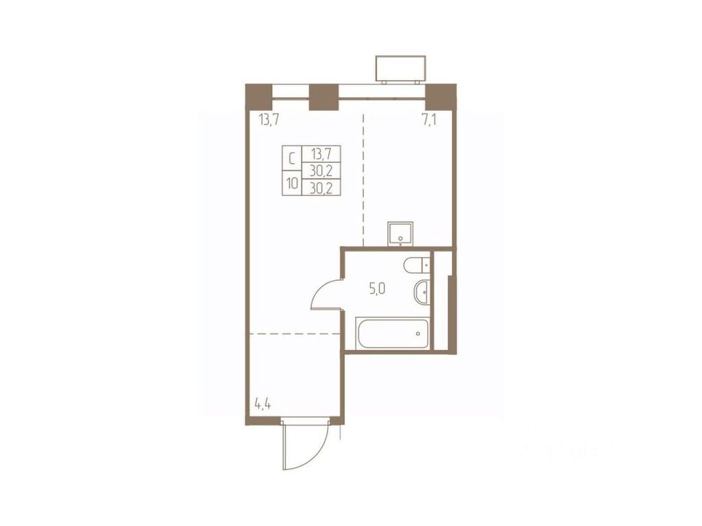 Apartment Sale, 30.2平方米 at Fabrikant, 2-y Fabrichny proyezd, Pushkino, Moscow Region, Russia #1 Apartment Sale, 30.2平方米 at Fabrikant, 2-y Fabrichny proyezd, Pushkino, Moscow Region, Russia #1