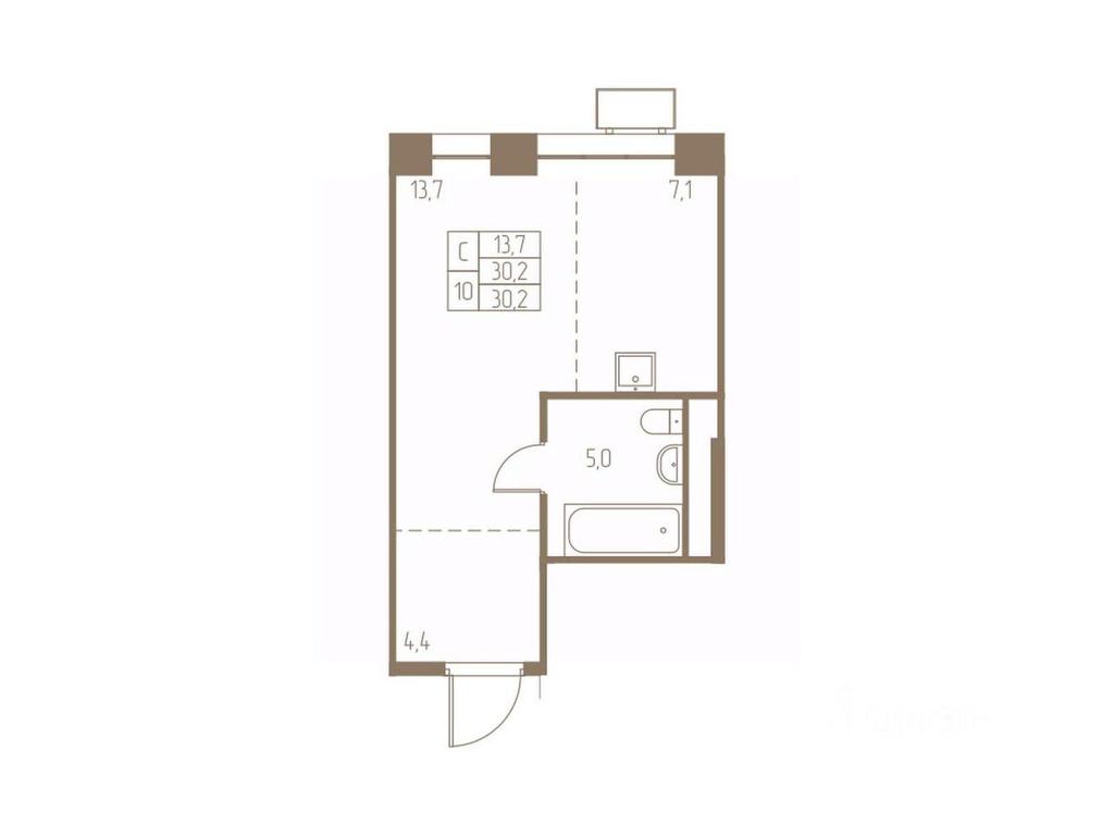 Apartment Sale, 30.2平方米 at Fabrikant, 2-y Fabrichny proyezd, Pushkino, Moscow Region, Russia #1 Apartment Sale, 30.2平方米 at Fabrikant, 2-y Fabrichny proyezd, Pushkino, Moscow Region, Russia #1