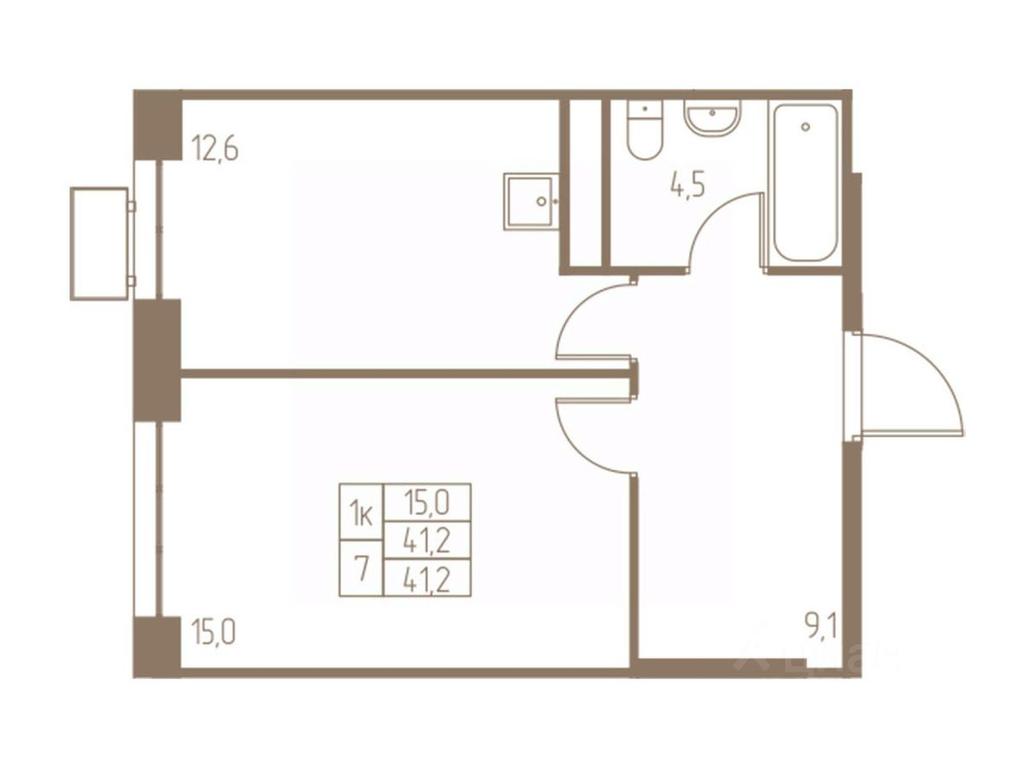 Apartment Sale, 41.2 sq. m. at Fabrikant, 2-y Fabrichny proyezd, Pushkino, Moscow Region, Russia #1 Apartment Sale, 41.2 sq. m. at Fabrikant, 2-y Fabrichny proyezd, Pushkino, Moscow Region, Russia #1