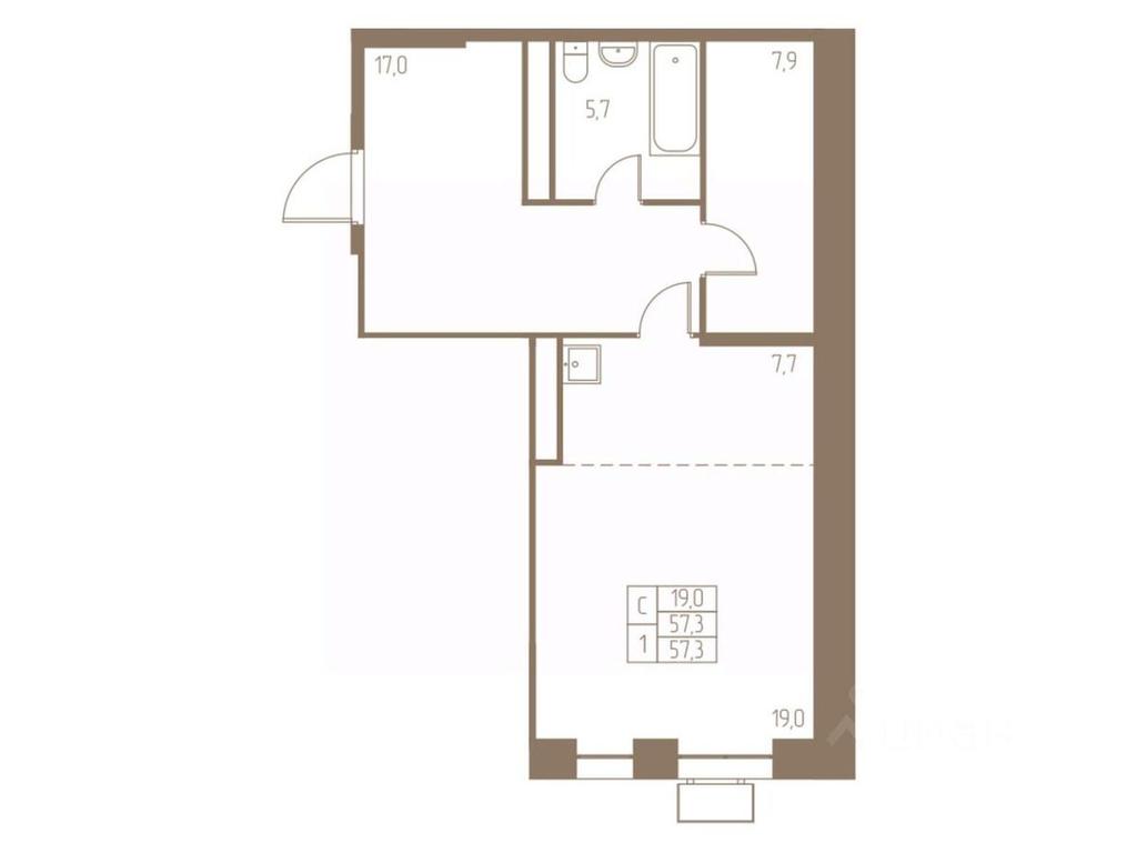 Apartment Sale, 57.3 sq. m. at Fabrikant, 2-y Fabrichny proyezd, Pushkino, Moscow Region, Russia #1 Apartment Sale, 57.3 sq. m. at Fabrikant, 2-y Fabrichny proyezd, Pushkino, Moscow Region, Russia #1