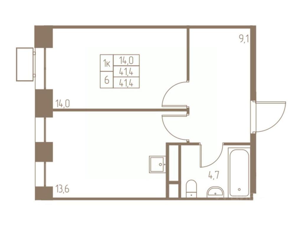 Apartment Sale, 41.4 sq. m. at Fabrikant, 2-y Fabrichny proyezd, Pushkino, Moscow Region, Russia #1 Apartment Sale, 41.4 sq. m. at Fabrikant, 2-y Fabrichny proyezd, Pushkino, Moscow Region, Russia #1