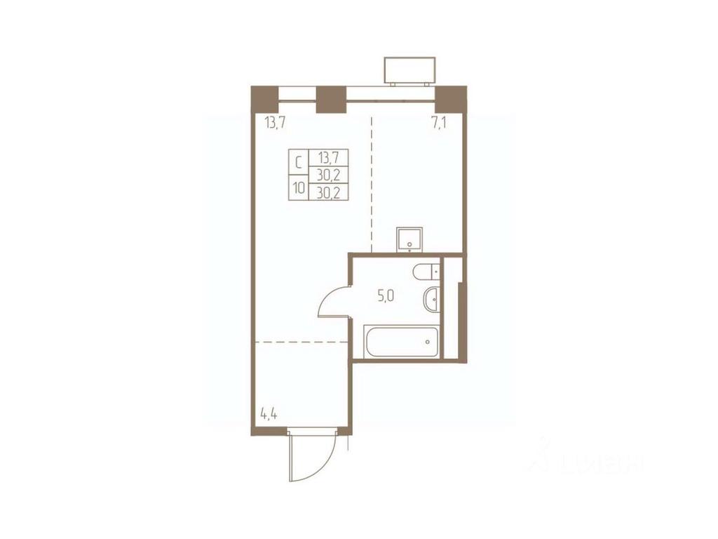 Apartment Sale, 30.2平方米 at Fabrikant, 2-y Fabrichny proyezd, Pushkino, Moscow Region, Russia #1 Apartment Sale, 30.2平方米 at Fabrikant, 2-y Fabrichny proyezd, Pushkino, Moscow Region, Russia #1