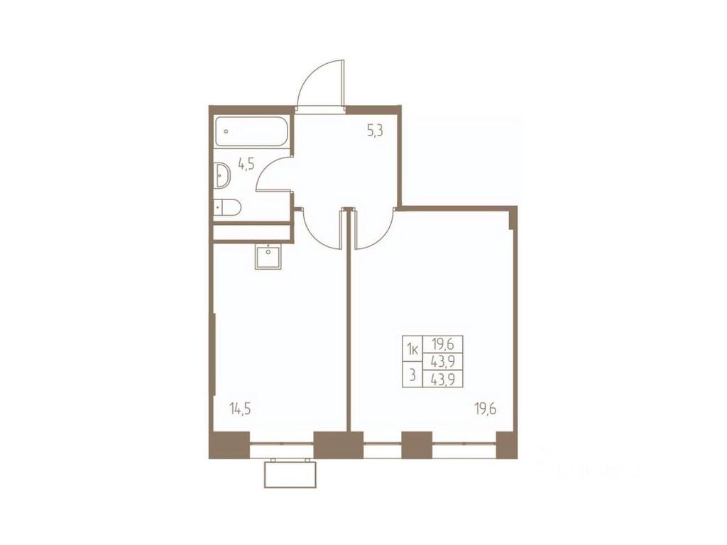 Apartment Sale, 43.9平方米 at Fabrikant, 2-y Fabrichny proyezd, Pushkino, Moscow Region, Russia #1 Apartment Sale, 43.9平方米 at Fabrikant, 2-y Fabrichny proyezd, Pushkino, Moscow Region, Russia #1