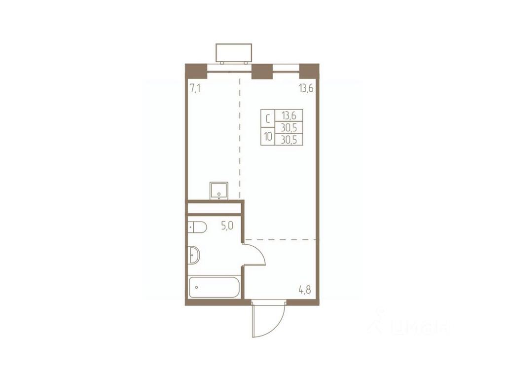 Apartment Sale, 30.5 sq. m. at Fabrikant, 2-y Fabrichny proyezd, Pushkino, Moscow Region, Russia #1 Apartment Sale, 30.5 sq. m. at Fabrikant, 2-y Fabrichny proyezd, Pushkino, Moscow Region, Russia #1