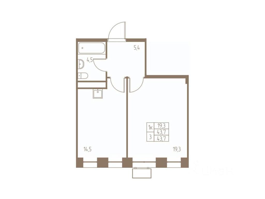 Apartment Sale, 43.7 sq. m. at Fabrikant, 2-y Fabrichny proyezd, Pushkino, Moscow Region, Russia #1 Apartment Sale, 43.7 sq. m. at Fabrikant, 2-y Fabrichny proyezd, Pushkino, Moscow Region, Russia #1