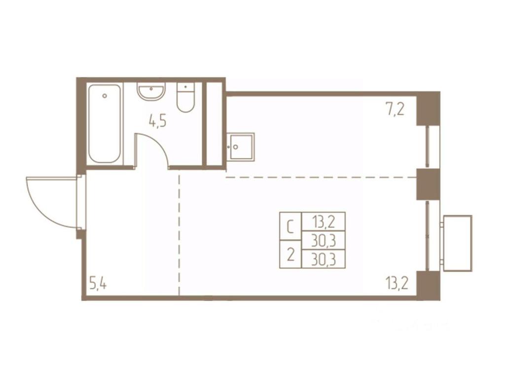 Apartment Sale, 30.3 sq. m. at Fabrikant, 2-y Fabrichny proyezd, Pushkino, Moscow Region, Russia #1 Apartment Sale, 30.3 sq. m. at Fabrikant, 2-y Fabrichny proyezd, Pushkino, Moscow Region, Russia #1