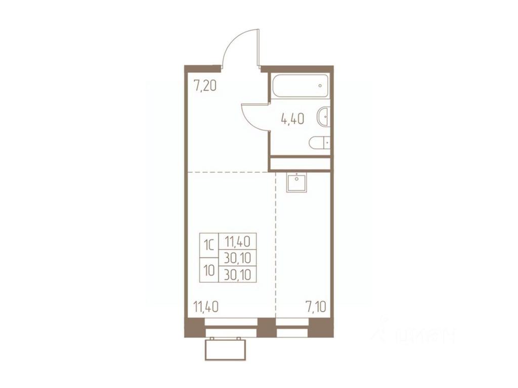 Apartment Sale, 30.1平方米 at Fabrikant, 2-y Fabrichny proyezd, Pushkino, Moscow Region, Russia #1 Apartment Sale, 30.1平方米 at Fabrikant, 2-y Fabrichny proyezd, Pushkino, Moscow Region, Russia #1