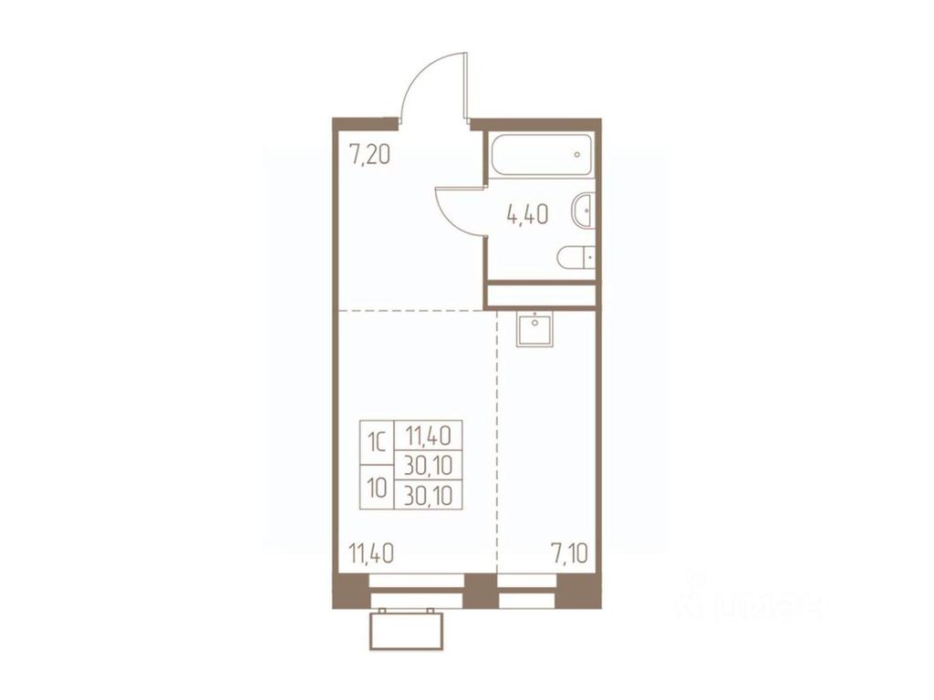 Apartment Sale, 30.1平方米 at Fabrikant, 2-y Fabrichny proyezd, Pushkino, Moscow Region, Russia #1 Apartment Sale, 30.1平方米 at Fabrikant, 2-y Fabrichny proyezd, Pushkino, Moscow Region, Russia #1