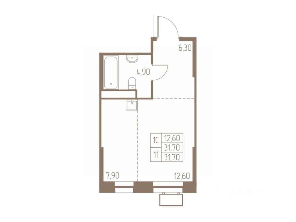 Apartment Sale, 31.7平方米 at Fabrikant, 2-y Fabrichny proyezd, Pushkino, Moscow Region, Russia #1 Apartment Sale, 31.7平方米 at Fabrikant, 2-y Fabrichny proyezd, Pushkino, Moscow Region, Russia #1